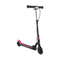 Самокат Globber Flow Element Junior Lights черно-розовый