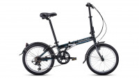 Велосипед Forward ENIGMA 20 2.0 черный\белый (2021)