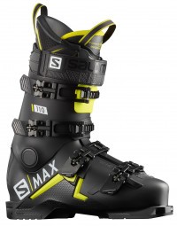 Горнолыжные ботинки Salomon S/Max 110 black/acid green/white (2020)