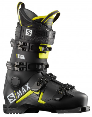 Горнолыжные ботинки Salomon S/Max 110 black/acid green/white (2020) 