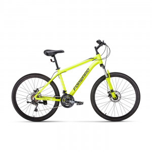 Велосипед Forward Hardi 26 2.0 D FR черный/желтый рама: 18 (2023) 