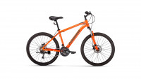 Велосипед Forward HARDI 26 2.0 disc оранжевый\черный Рама: 17" (2021)