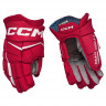Перчатки CCM JetSpeed FT880 JR red/white - Перчатки CCM JetSpeed FT880 JR red/white