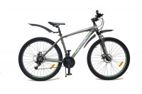 Велосипед Wind FISHT 27.5 серо-зеленый рама 17" (2022)