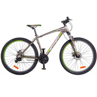 Велосипед Wind Fisht 27.5" серо-зеленый рама 18"