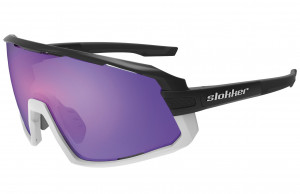 Очки велосипедные Slokker Sunglas Maxim Glossy black/white 