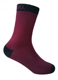 Носки детские водонепроницаемые DexShell Ultra Thin Children Socks бордовые DS543BB