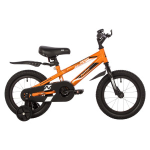 Велосипед Novatrack Juster 14&quot; оранжевый рама: 9&quot; (2023) 