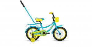 Велосипед Forward Funky 14 бирюзовый/желтый (2020) 