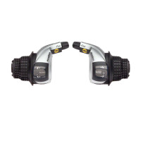 Перекл-ль скоростей SHIMANO TOURNEY ESLRS45P7A 2-720338, RS45 комплект грипшифтеры 3x7ск трос+рубашка