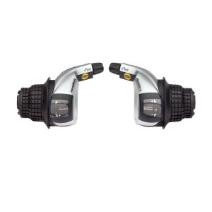 Перекл-ль скоростей SHIMANO TOURNEY ESLRS45P7A 2-720338, RS45 комплект грипшифтеры 3x7ск трос+рубашка 