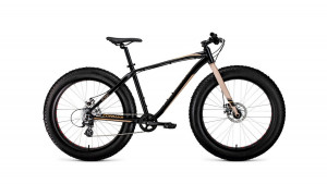 Велосипед Forward Bizon 26 D черный/бежевый 18&quot; (2022) 