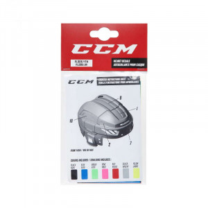 Цветные наклейки для шлема CCM COLOR KIT FOR HTSPTX/HT910 BK/RD 