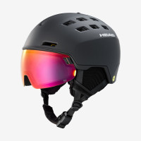 Шлем горнолыжный Head RADAR 5K MIPS black с визором S2 (2023)
