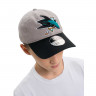 Бейсболка Atributika&Club NHL San Jose Sharks (подростковая) серая (52-54 см) 29066 - Бейсболка Atributika&Club NHL San Jose Sharks (подростковая) серая (52-54 см) 29066