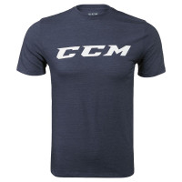 Футболка детская CCM Logo Tee JR Navy (2022)