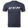 Футболка детская CCM Logo Tee JR Navy (2022) - Футболка детская CCM Logo Tee JR Navy (2022)