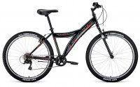 Велосипед Forward Dakota 26 1.0 черный/красный (2021)