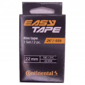 Ободная лента Continental Easy Tape Rim Strip (до 116 PSI), чёрная, 22 - 559, 2 шт. 