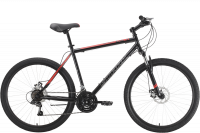 Велосипед Stark Outpost 26.1 D Steel черный/белый Рама: 18" (2022)