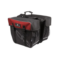 Сумка M-WAVE 5-122803 "штаны" на багажн. "2в1" V=30л (5) черно-красная Amsterdam Double pannier bag Сумка M-WAVE 5-122803 "штаны" на багажн. "2в1" V=30л (5) черно-красная Amsterdam Double pannier bag