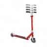 Самокат Globber Flow Element Lights красный - Самокат Globber Flow Element Lights красный