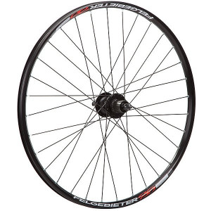 Колесо заднее STG 26&quot; 32 с, Д/о,втулка Shimano HB-M475-L,под диск 6 болтов,под кассету 8-9 ск 