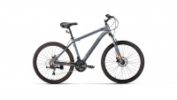 Велосипед Forward HARDI 26 2.0 disc серый\черный Рама: 17" (2021)
