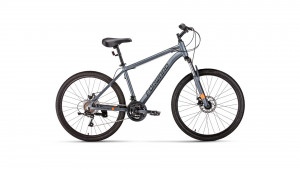 Велосипед Forward HARDI 26 2.0 disc серый\черный Рама: 17&quot; (2021) 