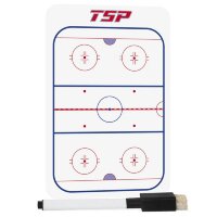 Доска тактическая двусторонняя карманная с маркером TSP Pocket Coach Board