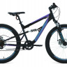 Велосипед Forward Raptor 24 2.0 disc черный/фиолетовый (2021) - Велосипед Forward Raptor 24 2.0 disc черный/фиолетовый (2021)