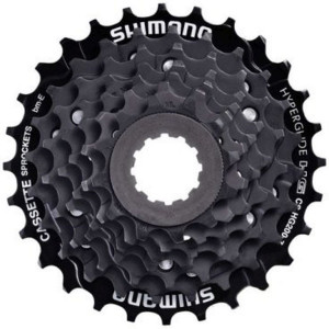Кассета Shimano 5-587632 7 скоростей ACSHG20I7228 Tourney 7х12-28 UG/HG, черный 