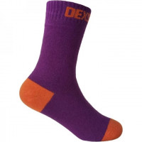 Носки детские водонепроницаемые DexShell Ultra Thin Children Socks пурпурные (2022)