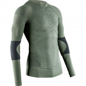 Футболка мужская X-Bionic X-Plorer Energizer 4.0 Shirt LG SL Olive Green/Anthracite 