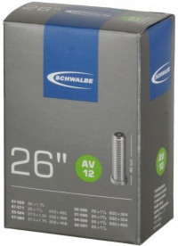 Велокамера 26"/27" Schwalbe AV12 30/47-559/597 IB AGV 40mm (05-10423340) Велокамера 26"/27" Schwalbe AV12 30/47-559/597 IB AGV 40mm (05-10423340)