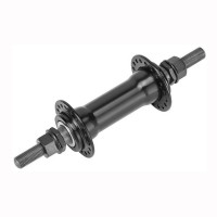 Втулка передняя JY-433 36H ось 3/8"x 100x160 мм стальная чёрная