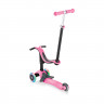 Трехколесный самокат-трансформер Globber Go Up Sporty Plus Lights розовый (отличное состояние) - Трехколесный самокат-трансформер Globber Go Up Sporty Plus Lights розовый (отличное состояние)