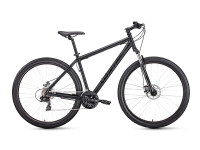 Велосипед Forward SPORTING 29 2.1 D черный матовый/черный 17" (2022)