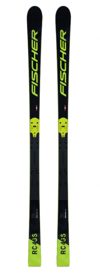 Горные лыжи Fischer RC4 Worldcup GS JR (124-166) + RC4 Z11 Freeflex Brake 85 [D] Fl. Yellow/Black (2022)