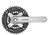 Система Shimano TY501, 175мм, Кв, 42/34/24, без защ, с болтами, серебр., б/уп (2021)