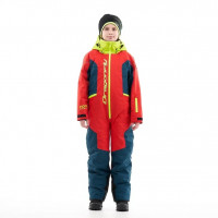 Зимний утепленный комбинезон Dragonfly Teenager Gravity Red-Dark Ocean