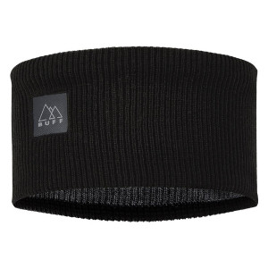 Повязка Buff Crossknit Headband solid black 