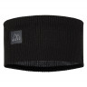 Повязка Buff Crossknit Headband solid black - Повязка Buff Crossknit Headband solid black