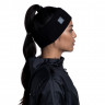 Повязка Buff Crossknit Headband solid black - Повязка Buff Crossknit Headband solid black