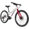 Велосипед Novatrack Novara 6.D 24" белый рама: 10" (диск.тормоза) - Велосипед Novatrack Novara 6.D 24" белый рама: 10" (диск.тормоза)