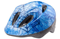 Шлем защитный stels MV-5 (out-mold) бело-голубой "паутинка"/M