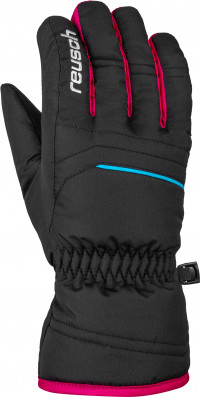 Перчатки горнолыжные Reusch Alan Junior Black/Black/Pink Glo