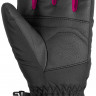 Перчатки горнолыжные Reusch Alan Junior black/black/pink glo - Перчатки горнолыжные Reusch Alan Junior black/black/pink glo