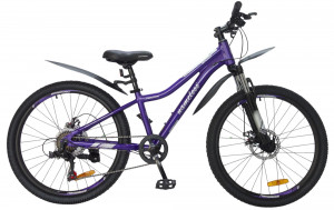 Велосипед Nameless J4200DW 24&quot; фиолетовый рама: 12&quot; (2025) 