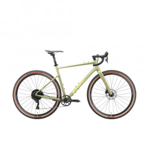 Велосипед Stark GRL 700.5 D хаки матовый/лимонный рама: S/M (540 мм) (2025) 
